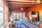 San Felipe club de pesca beachfront home rental Ricks House - Livingroom 